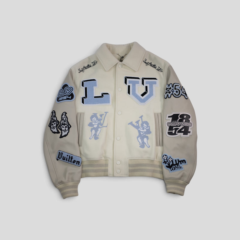 Louis Vuitton Bugs Bunny Varsity Jacket in White