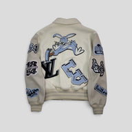 Louis Vuitton Bugs Bunny Varsity Jacket in White