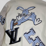 Louis Vuitton Bugs Bunny Varsity Jacket in White