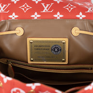 Louis Vuitton Christopher LV Buttersoft MM in Red