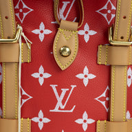 Louis Vuitton Christopher LV Buttersoft MM in Red