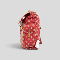 Louis Vuitton Christopher LV Buttersoft MM in Red