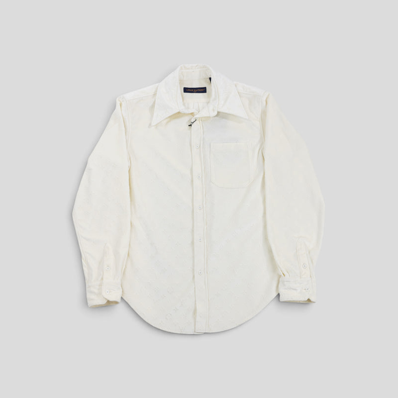 Louis Vuitton Classic Button Up Shirt in White