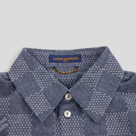 Louis Vuitton Damier Chambray Denim Shirt in Blue
