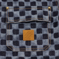 Louis Vuitton Damier Denim Baseball Shirt in Blue