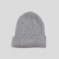 Louis Vuitton Damier LV Badge Beanie in Grey