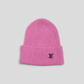 Louis Vuitton Damier LV Badge Beanie in Pink