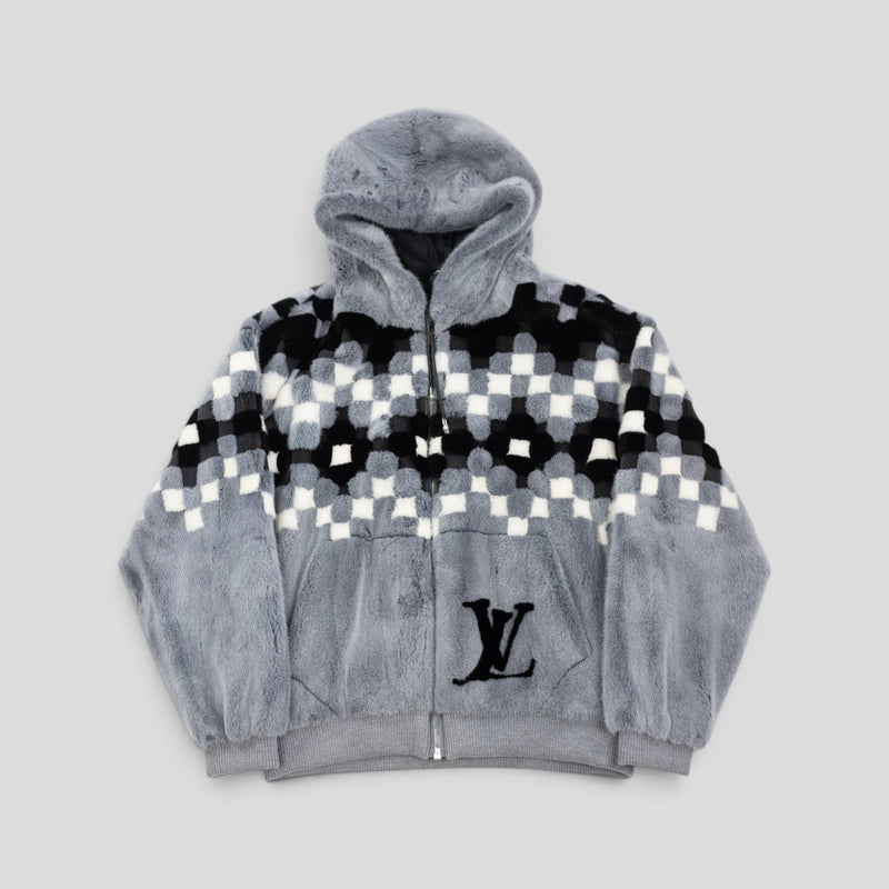 Louis Vuitton Damoflage Mink Fair Isles Blouson