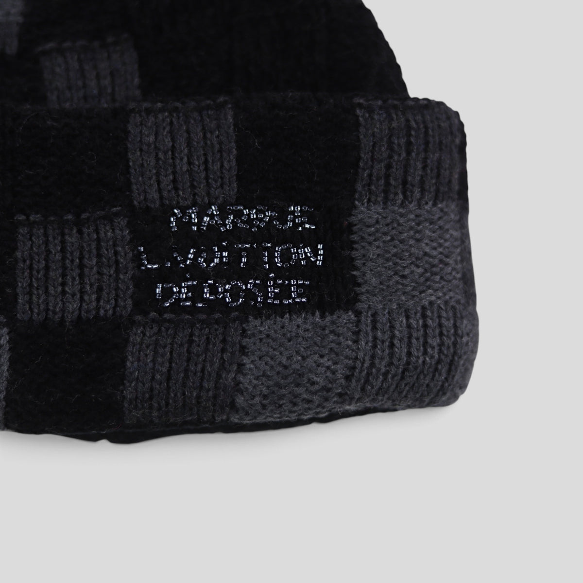 Louis Vuitton Damoflauge Crush Beanie in Black