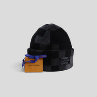 Louis Vuitton Damoflauge Crush Beanie in Black