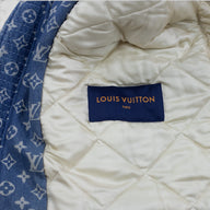 Louis Vuitton Destroyed Workwear Denim Jacket in Blue