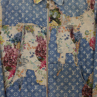 Louis Vuitton Destroyed Workwear Denim Jacket in Blue