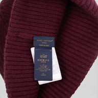 Louis Vuitton Dual Beanie in Maroon
