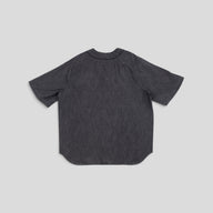 Louis Vuitton Embossed Monogram Baseball Denim Shirt in Black