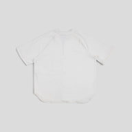 Louis Vuitton Embossed Monogram Baseball Denim Shirt in White