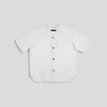 Louis Vuitton Embossed Monogram Baseball Denim Shirt in White