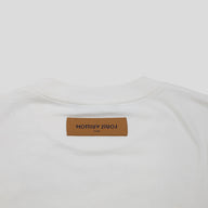 Louis Vuitton Embroidered Floral Portrait T-Shirt in White
