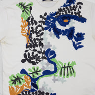 Louis Vuitton Embroidered Floral Portrait T-Shirt in White