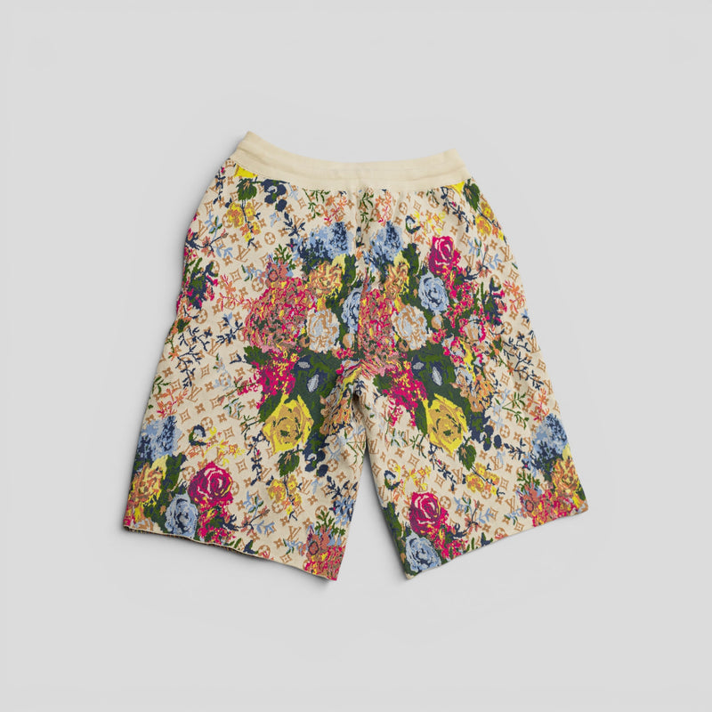 Louis Vuitton Flower Graphic Shorts in Multicolor