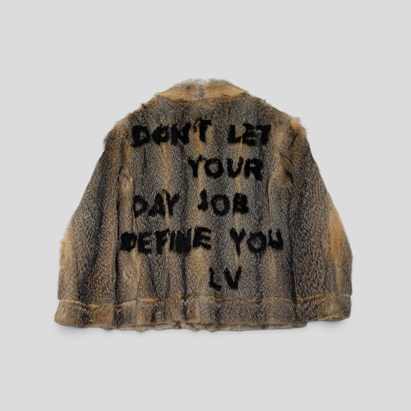 Louis Vuitton Fox Fur Jacket