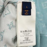 Louis Vuitton Gradient Knit Hoodie in Blue