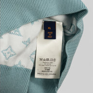 Louis Vuitton Gradient Knit Hoodie in Blue