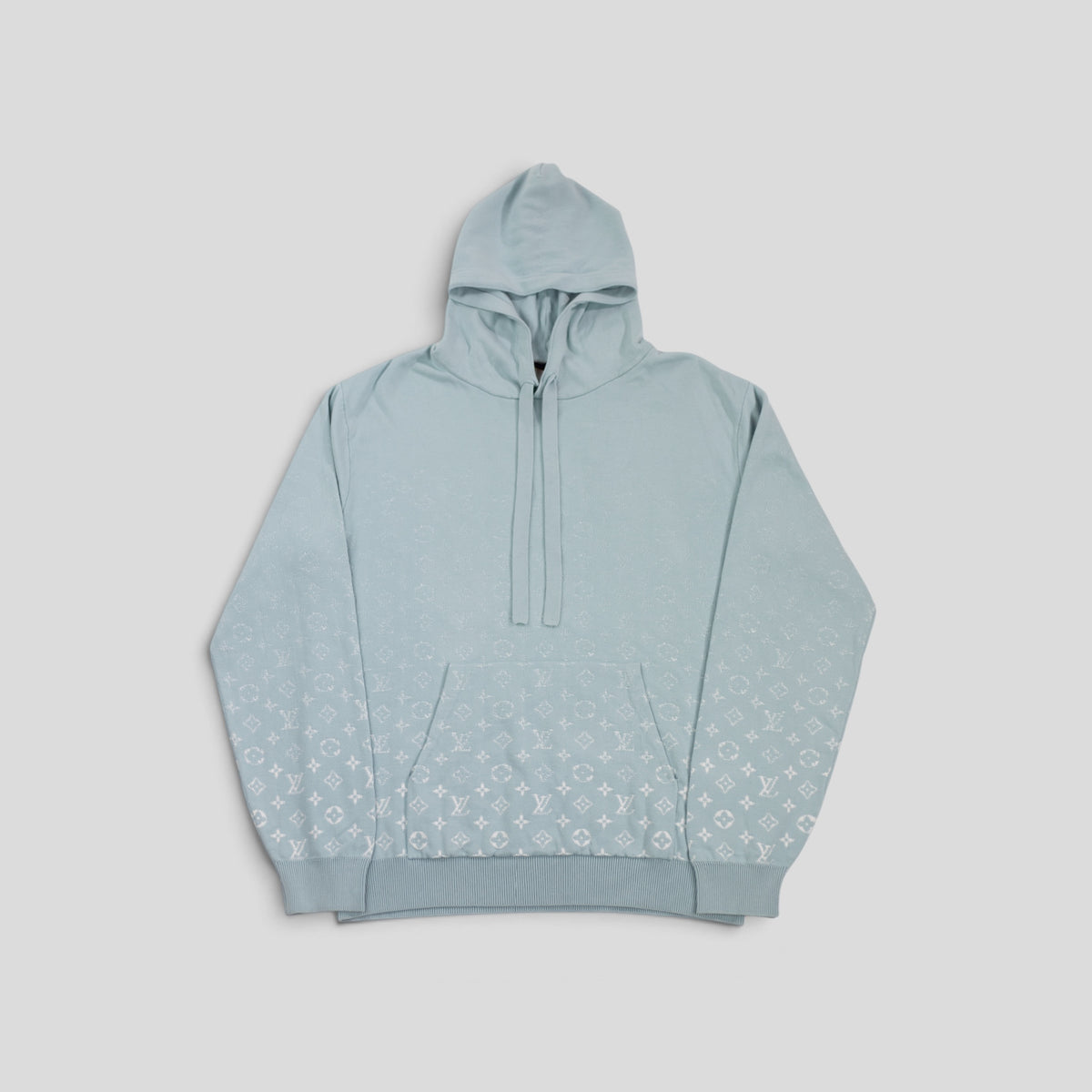 Louis Vuitton Gradient Knit Hoodie in Blue