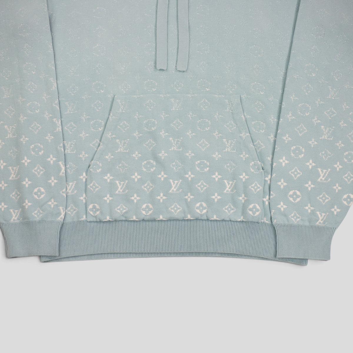 Louis Vuitton Gradient Knit Hoodie in Blue