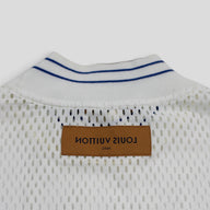 Louis Vuitton Graphic Mesh Long-Sleeved T-Shirt in White