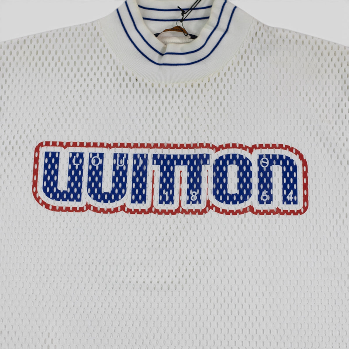 Louis Vuitton Graphic Mesh Long-Sleeved T-Shirt in White