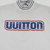 Louis Vuitton Graphic Mesh Long-Sleeved T-Shirt in White