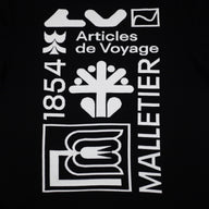 Louis Vuitton Intarsia Graphic Tee in Black