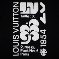 Louis Vuitton Intarsia Graphic Tee in Black
