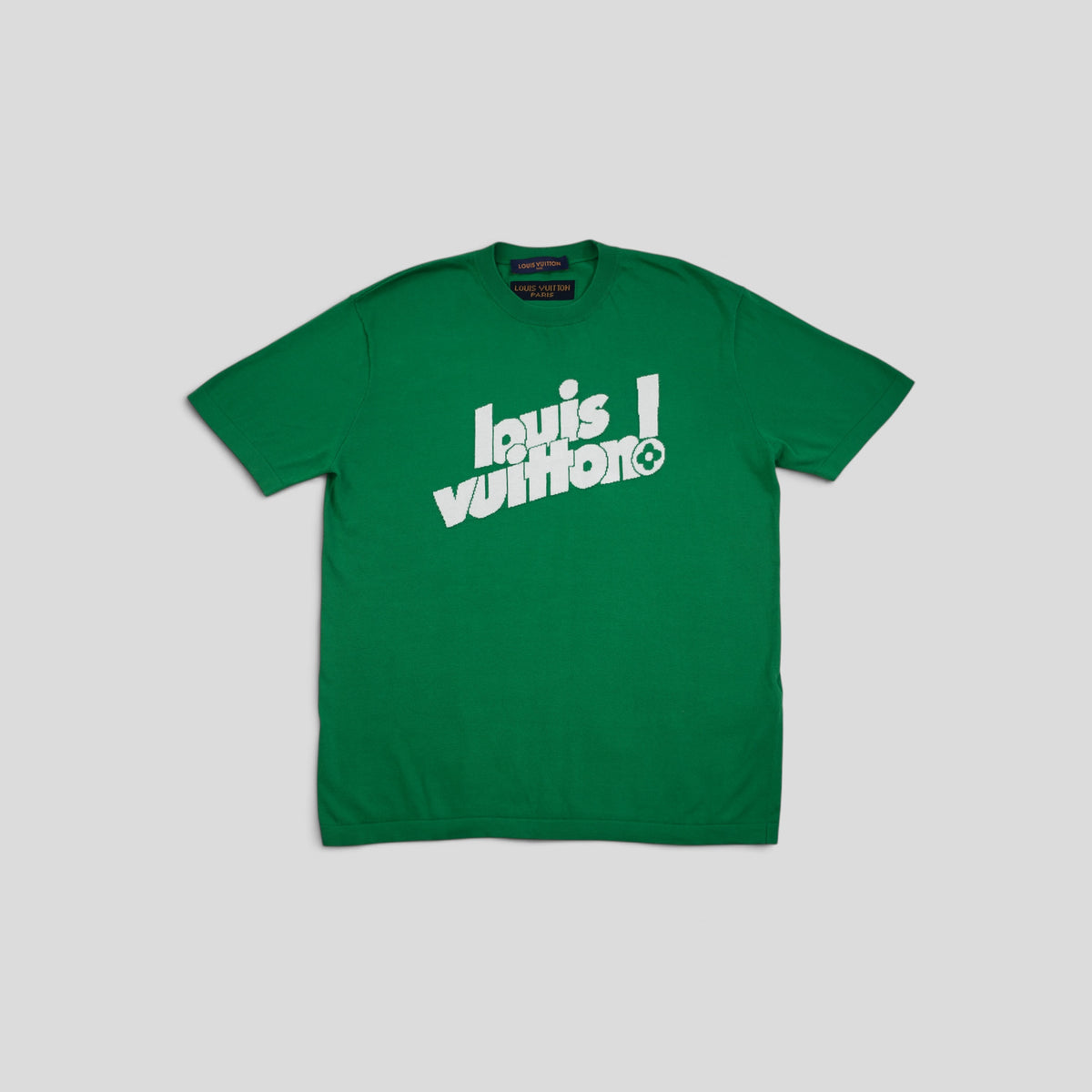 Louis Vuitton Knit Short Sleeve Shirt in Green