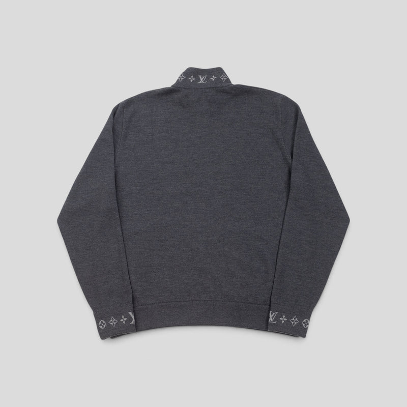 Louis Vuitton Knit Track Jacket in Grey