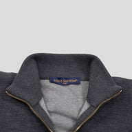 Louis Vuitton Knit Track Jacket in Grey