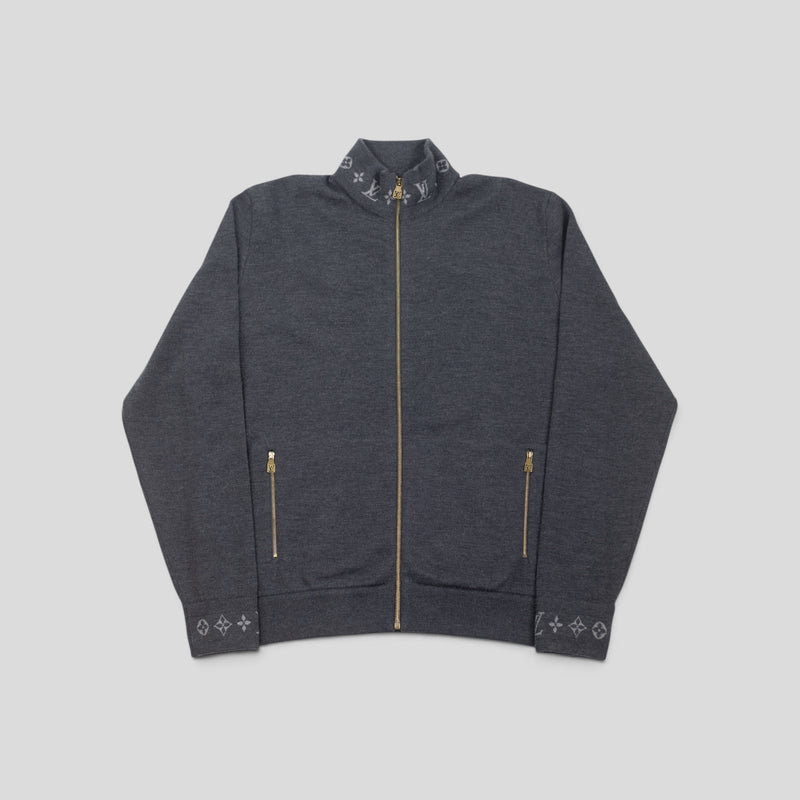 Louis Vuitton Knit Track Jacket in Grey