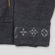 Louis Vuitton Knit Track Jacket in Grey