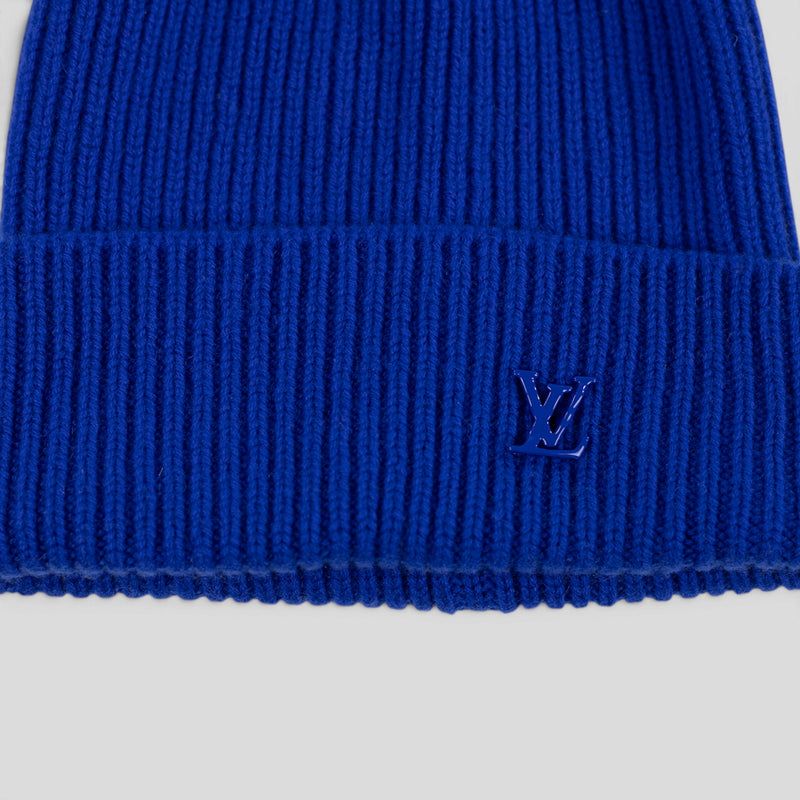 Louis Vuitton LV Badge Beanie in Blue