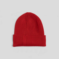 Louis Vuitton LV Badge Beanie in Red
