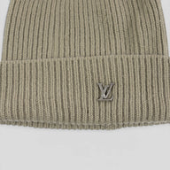 Louis Vuitton LV Badge Beanie in Tan