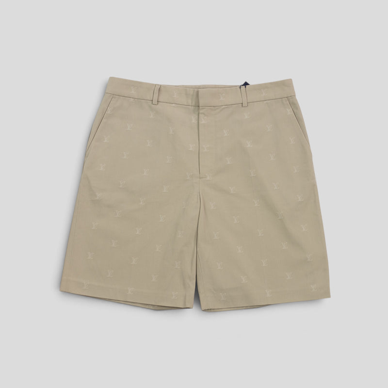 Louis Vuitton LV Blason Chino Shorts in Beige