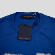 Louis Vuitton LV Cloud Jacquard Tee in Blue