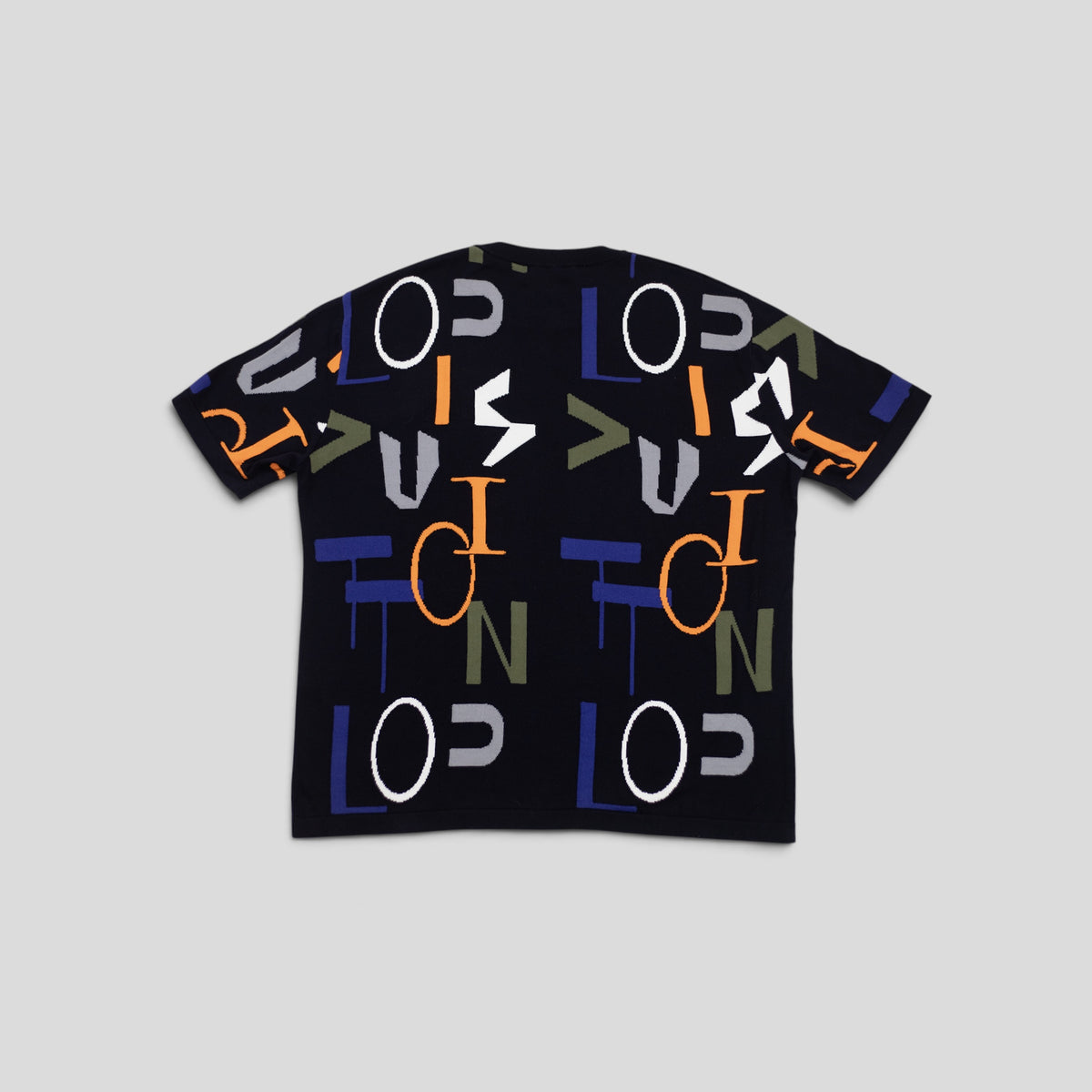 Louis Vuitton LV Electric Intarsia Tee in Black