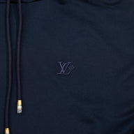 Louis Vuitton LV Embroidered Hoodie in Navy