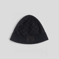 Louis Vuitton LV Jacquard Damier Beanie in Black