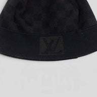 Louis Vuitton LV Jacquard Damier Beanie in Black
