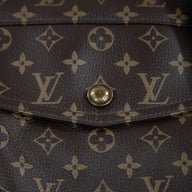 Louis Vuitton Leather Monogram Printed Parka in Brown