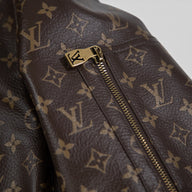 Louis Vuitton Leather Monogram Printed Parka in Brown
