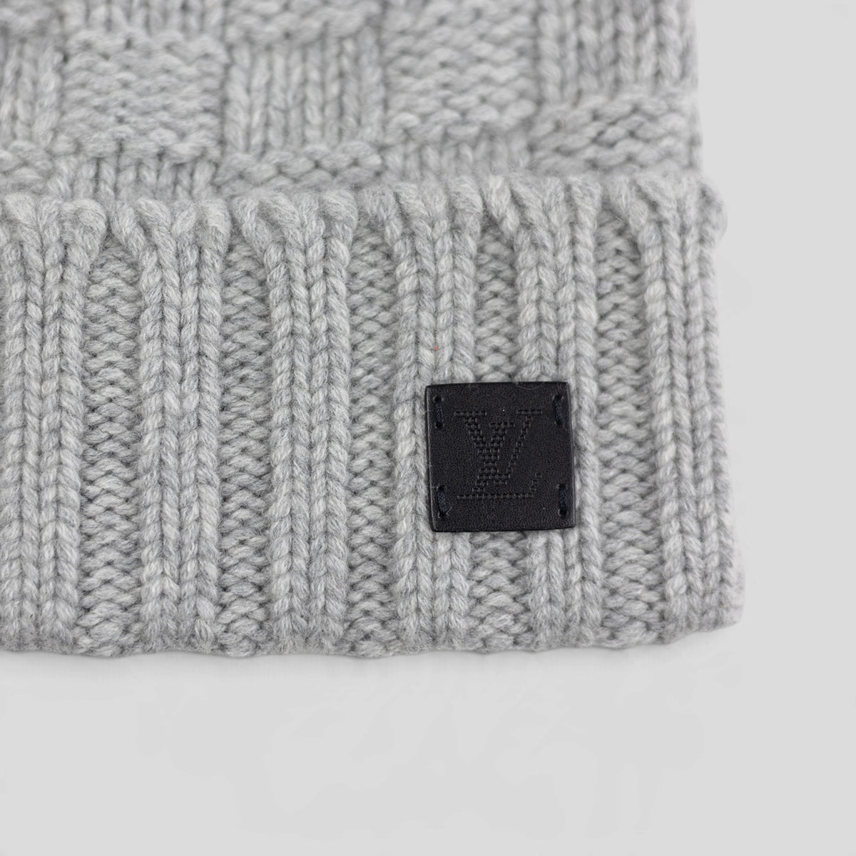 Louis Vuitton Loose Gage LV Beanie in Grey